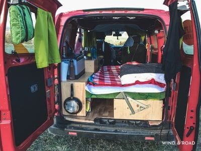 Inside the Van