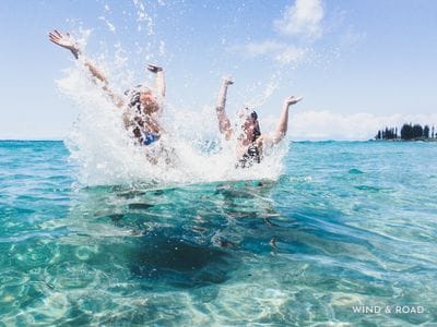 Splashing in Hamoa